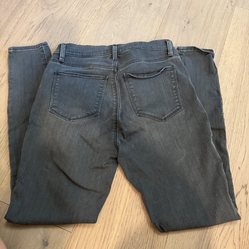 LOFT High Rise Legging Jeans Size 4‎ Gray Wash Skinny Denim Casual Everyday - Picture 4 of 8